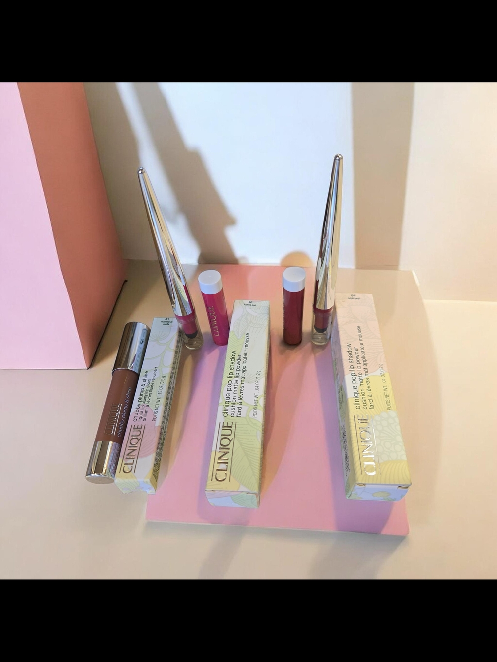 Clinique Pink Lip Gloss Set - Hydrating Shine